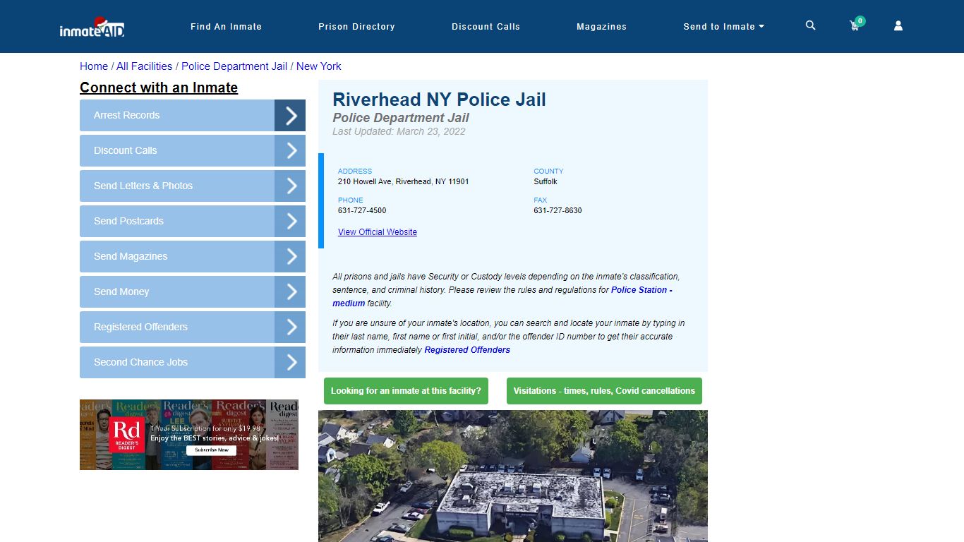 Riverhead NY Police Jail & Inmate Search - Riverhead, NY
